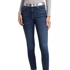 Frame Le High Skinny Foil Pocket Jeans sz 30 Low rise